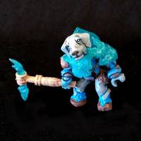 All Cats Must Scream! Weimaraner (Original) Custom Miniature / Figurine