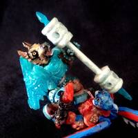 All Cats Must Scream! German Shepherd (Original) Custom Miniature / Figurine