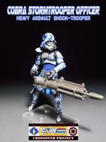 Cobra Stormtrooper Officer – Heavy Assault Shock-Trooper (Crossover) Custom Action Figure