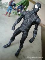 Black Spiderman (Marvel Select) Custom Action Figure