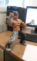 Texas RGV Local Luchador "Myzterio (Wrestling) Custom Action Figure