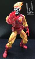 Iron Ghost (AOA Iron Man/Ghost Rider) (Marvel Legends) Custom Action Figure