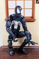 Black Suit Spider-Man (Cell shaded Todd McFarlane style) (Marvel Legends) Custom Action Figure