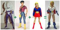 Power Girl (Super Powers) Custom Action Figure