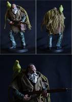 MGS3 The End (Metal Gear Solid) Custom Action Figure