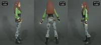 Liz Sherman- Hellboy Animated (Hellboy) Custom Action Figure