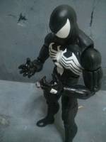 Symbiote / Black Costume Spider-man (Marvel Legends) Custom Action Figure