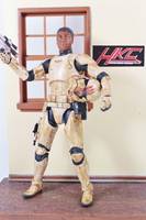 Finn in Stormtrooper armor (Jakku desert) (Star Wars) Custom Action Figure