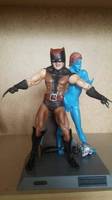 Wolverine and mystique (X-Men) Custom Diorama / Playset