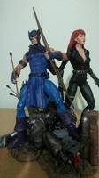 Hawkeye and Black widow (Marvel Select) Custom Action Figure