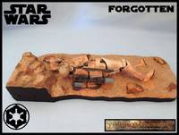 Dead Trooper Skeleton (Star Wars) Custom Diorama / Playset