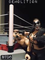 Master Fuji Presents: Demolition (Wrestling) Custom Action Figure [Busting heads]