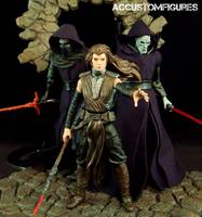 Dark Side Rey (6" Black Series) (Star Wars) Custom Action Figure