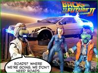 Turtles in Time (Back to the Future) Custom Action Figure