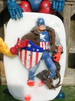 Capt America - Frozen In Ice (Marvel Legends) Custom Action Figure