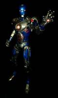 Iron man mk IV stealth variant version 2 with 3 heads (Marvel Legends) Custom Action Figure