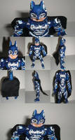 BATMAN FREEZE SUIT (from Batman and Robin) (Batman - Movie Style) Custom Action Figure [BATMAN FREEZE SUIT (from Batman and Robin) collage page]