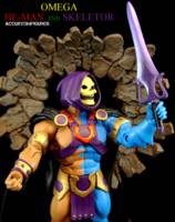 Omega He-Man and Skeletor (Original MOTUC) (Masters of the Universe) Custom Action Figure