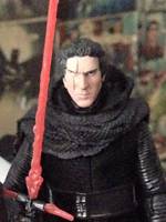 Kylo Ren unmasked head (Star Wars) Custom Action Figure