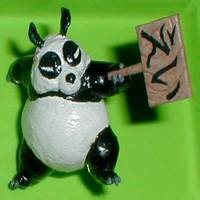 Genma Saotome (Panda Form) (Anime) Custom Miniature / Figurine