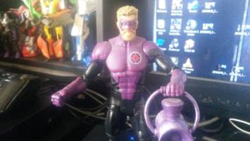 Sigmund Valentine (Violet lantern) (DC Universe) Custom Action Figure