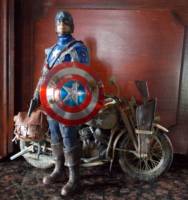 Captain America's 1942 Harley-Davidson WLA "Liberator" (Captain America) Custom Vehicle