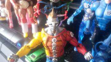 Dc Lantern Clive Sinclair AKA "Spectrum" (Wrestling) Custom Action Figure [Spectum]