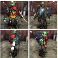 Dark Leo (Teenage Mutant Ninja Turtles) Custom Action Figure