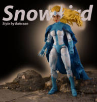 Snowbird V2 (Alpha Flight) +polar bear +owl (Marvel Legends) Custom Action Figure