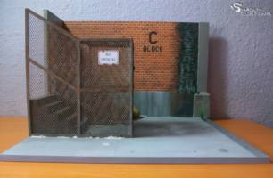 The Walking Dead "The prison" Diorama (Walking Dead) Custom Diorama / Playset
