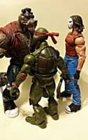 Raphael And Casey Jones- T.M.N.T (Teenage Mutant Ninja Turtles) Custom Action Figure [Back Off Hog Breath.... Before We Have To Get Sarcastic!!]