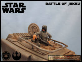 AT-ST Battle of Jakku (Star Wars) Custom Diorama / Playset