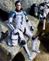 Stormtrooper Commander (removable helmet) (Star Wars) Custom Action Figure [Taking five]