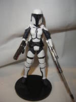 Custom Star Wars/Mass Effect crossover Asari Commando Mandalorian (Crossover) Custom Action Figure