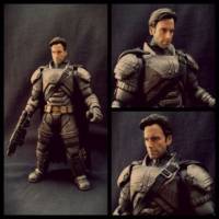 Unmasked Batfleck - Dawn of Justice V3.0 - 7 Inch Sculpted Figure (Batman - Movie Style) Custom Action Figure