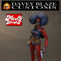 Misty Knight : Heroes For Hire (Marvel) Custom Action Figure [Misty Knight Custom Action Figure by Davey Blaze Customs]