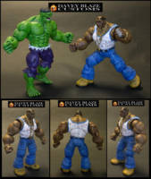 Tyrone Cash a.k.a. Ultimate Leonard Williams (Marvel Select) Custom Action Figure [Tyrone Cash Custom Figure by Davey Blaze Customs]