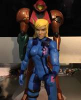 Samus Aran metroid action figure. (Nintendo) Custom Action Figure