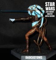 STAR WARS JEDI knight master AAYLA SECURA 6" (Star Wars Clone Wars) Custom Action Figure [CUSTOM STAR WARS BLACK SERIES 6]