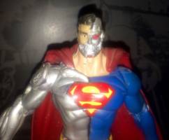 Superman Cyborg (Superman) Custom Action Figure