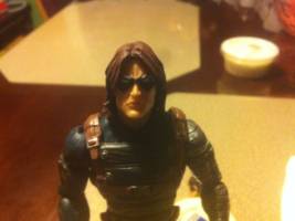 Winter soldier custom painted resin head cast (Marvel Legends) Custom Other