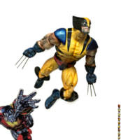 Wolverine (90's Tiger Stripe Stylized) (Marvel Legends) Custom Action Figure