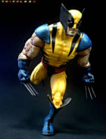 Wolverine (90's Tiger Stripe Stylized) (Marvel Legends) Custom Action Figure