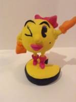 Ms. Pac-man custom amiibo (Pac-Man) Custom Miniature / Figurine