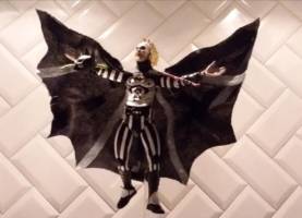 Michael Keaton Batman  Beetlejuice Tim Burton BeetleBAT (Batman) Custom Action Figure