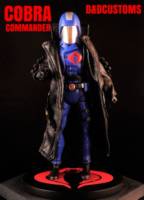 COBRA Helmet COBRA COMMANDER Classic 6" 1:12TH SCALE (G.I. Joe) Custom Action Figure [CUSTOM GI JOE MARVEL LEGENDS BLACK SERIES STYLE 6" INCH COBRA  COBRA COMMANDER 1:12th SCALE]