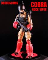 COBRA ROCK-VIPER 6" 1:12th Scale (G.I. Joe) Custom Action Figure [CUSTOM GI JOE MARVEL LEGENDS BLACK SERIES STYLE 6" INCH COBRA ROCK-VIPER 1:12th SCALE]