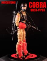 COBRA ROCK-VIPER 6" 1:12th Scale (G.I. Joe) Custom Action Figure [CUSTOM GI JOE MARVEL LEGENDS BLACK SERIES STYLE 6" INCH COBRA ROCK-VIPER 1:12th SCALE]