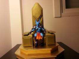 Golden throne (Mythic Legions) Custom Diorama / Playset