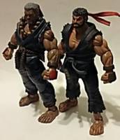 Evil Ryu (Alternate Bearded Head) (Street Fighter) Custom Action Figure